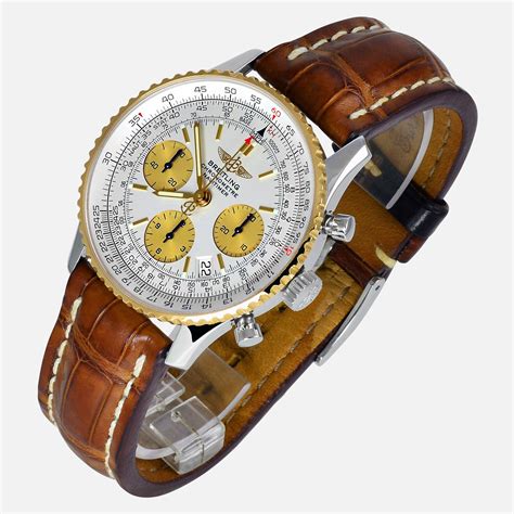 breitling navitimer guld|breitling navitimer gold bezel.